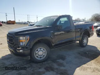 2023 Ford F-150 XL with VIN 1FTMF1C51PKF26049, listed as a Copart auction lot 48553885 with 20,010 mi miles and Salvage title. Bid and sale history available at DreamBid. Image 1.