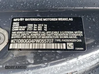 2023 Toyota GR Supra 3.0 with VIN WZ1DB0G04PW055707, listed as a Copart auction lot 87323544 with 0 mi miles and Salvage Title. Bid and sale history available at carsss.com. Image 12.