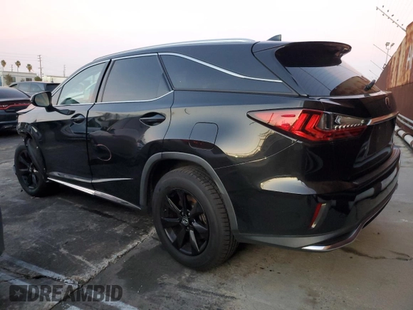 2019 Lexus RX 350L Premium with VIN JTJGZKCA9K2011149, listed as a Copart auction lot 45606765 with 73,616 mi miles and Salvage title. Bid and sale history available at DreamBid. Image 2.