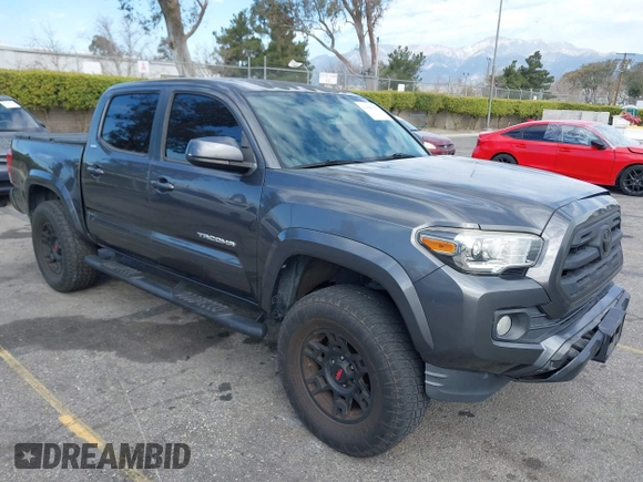 2017 Toyota Tacoma SR5 with VIN 3TMAZ5CN7HM036078, listed as a IAAI auction lot 41698163 with 91,376 mi miles. Bid and sale history available at carsss.com. Image 1.