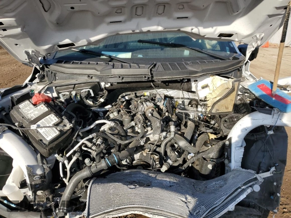 2023 Ford F-150 XL with VIN 1FTEW1EPXPFC28840, listed as a Copart auction lot 47423685 with 13,559 mi miles and Non Repairable. Bid and sale history available at carsss.com. Image 12.