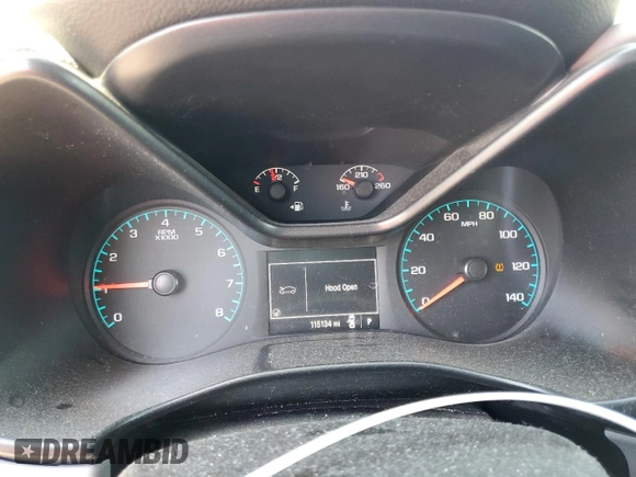 2016 Chevrolet Colorado 4WD WT with VIN 1GCGTBE36G1209591, listed as a Copart auction lot 58565535 with 115,134 mi miles and Salvage title. Bid and sale history available at DreamBid. Image 9.