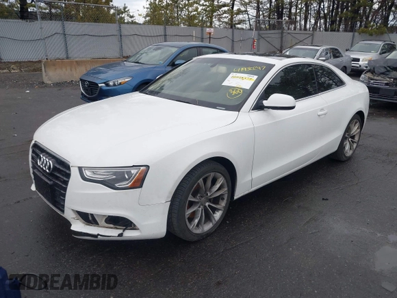 2014 Audi A5 Premium Plus with VIN WAULFAFR6EA073721, listed as a IAAI auction lot 41930297 with 162,793 mi miles and . Bid and sale history available at DreamBid. Image 2.