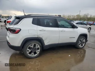 2022 Jeep Compass Limited z VIN 3C4NJDCB4NT135368, wystawiony jako Copart lot #52295865 z przebiegiem 26 537 mil mil oraz Szkoda całkowita • Salvage title. Historia ofert i sprzedaży dostępna na DreamBid. Obrazek 3.