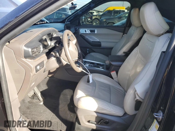 2020 Ford Explorer Platinum with VIN 1FM5K8HC2LGA14647, listed as a Copart auction lot 43446895 with 0 mi miles and Salvage Title. Bid and sale history available at carsss.com. Image 7.