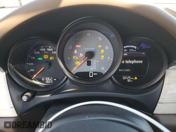 2016 Porsche Macan S with VIN WP1AB2A51GLB42904, listed as a Copart auction lot 52457525 with 67,862 mi miles and Salvage Title. Bid and sale history available at DreamBid. Image 9.