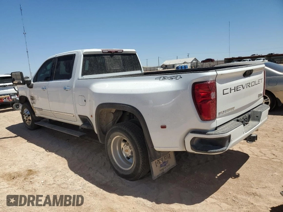 2024 Chevrolet Silverado 3500HD High Country with VIN 1GC4YVEY8RF253972, listed as a Copart auction lot 53496655 with 37,936 mi miles and Salvage title. Bid and sale history available at DreamBid. Image 2.