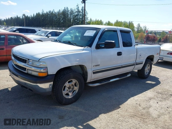 2002 Chevrolet Silverado 1500 LS with VIN 1GCEK19T92E245890, listed as a IAAI auction lot 42097307 with 221,442 mi miles. Bid and sale history available at carsss.com. Image 2.