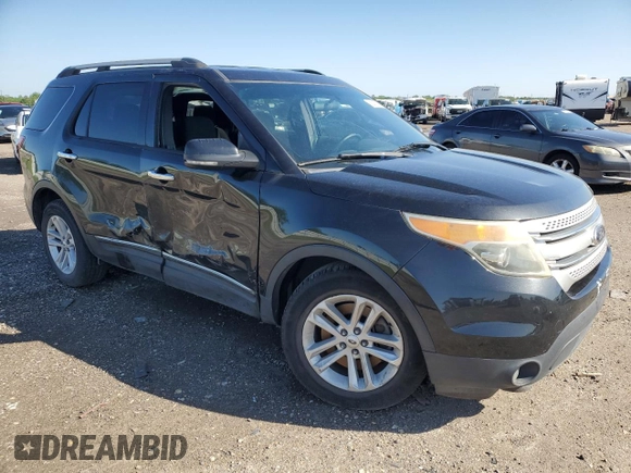 2014 Ford Explorer XLT with VIN 1FM5K7D83EGB35542, listed as a Copart auction lot 52088705 with 163,061 mi miles and Salvage title. Bid and sale history available at DreamBid. Image 4.