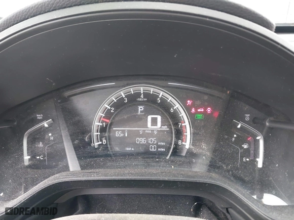 2018 Honda CR-V LX with VIN 2HKRW6H37JH213670, listed as a IAAI auction lot 41596374 with 96,105 mi miles. Bid and sale history available at carsss.com. Image 7.