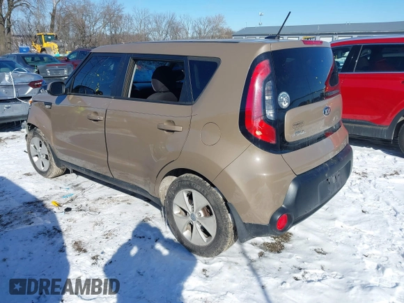 2014 Kia Soul with VIN KNDJN2A26E7103469, listed as a IAAI auction lot 41617998 with 116,170 mi miles. Bid and sale history available at carsss.com. Image 3.