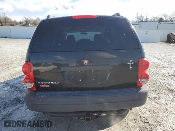 2006 Dodge Durango SXT with VIN 1D4HD38K36F114467, listed as a Copart auction lot 43399475 with 245,547 mi miles and Salvage title. Bid and sale history available at DreamBid. Image 6.