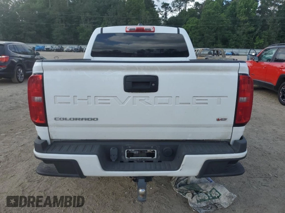 2022 Chevrolet Colorado 4WD Work Truck z VIN 1GCGTBEN6N1105312, wystawiony jako Copart lot #59128045 z przebiegiem 114 514 mil mil oraz Szkoda całkowita • Salvage title. Historia ofert i sprzedaży dostępna na DreamBid. Obrazek 6.