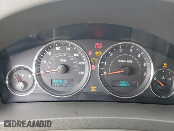 2007 Jeep Grand Cherokee Laredo with VIN 1J8GR48K37C610414, listed as a Copart auction lot 47038515 with 126,408 mi miles and Clean Title. Bid and sale history available at carsss.com. Image 9.