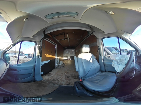 2016 Ford Transit Cargo with VIN 1FTYR3XM9GKA13783, listed as a Copart auction lot 85702484 with Not Provided miles and Salvage Title. Bid and sale history available at DreamBid. Image 16.