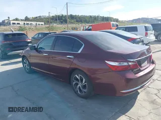 2017 Honda Accord Sedan LX with VIN 1HGCR2F38HA155306, listed as a IAAI auction lot 41861579 with 162,464 mi miles. Bid and sale history available at carsss.com. Image 3.