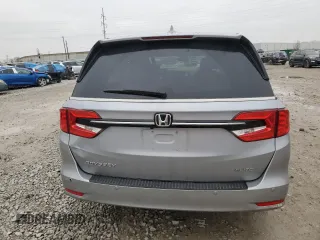 2024 Honda Odyssey Elite with VIN 5FNRL6H99RB036997, listed as a Copart auction lot 85780134 with 6,813 mi miles and Salvage Title. Bid and sale history available at carsss.com. Image 6.