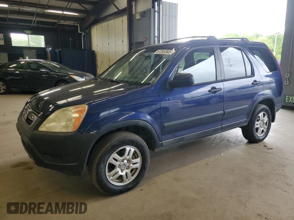 2002 Honda CR-V EX with VIN JHLRD78812C060968, listed as a Copart auction lot 57203365 with 170,202 mi miles and Salvage title. Bid and sale history available at DreamBid. Image 1.