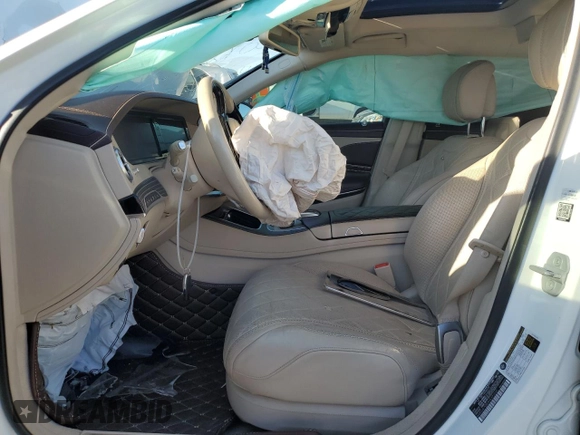 2017 Mercedes-Benz S with VIN WDDUX7GB3HA323645, listed as a Copart auction lot 46950295 with Not Provided miles and Salvage Title. Bid and sale history available at DreamBid. Image 7.