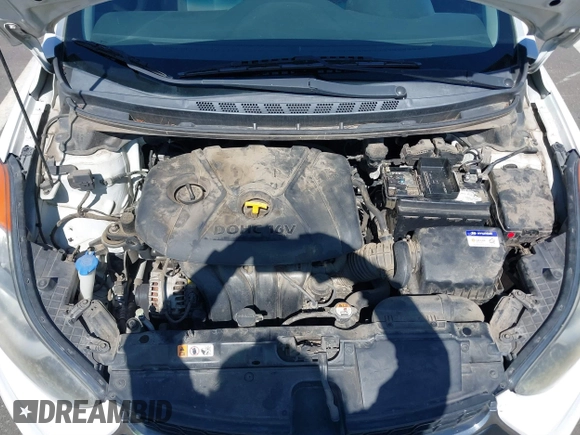 2013 Hyundai Elantra Coupe SE with VIN KMHDH6AE9DU022676, listed as a IAAI auction lot 41816486 with 158,326 mi miles. Bid and sale history available at carsss.com. Image 10.