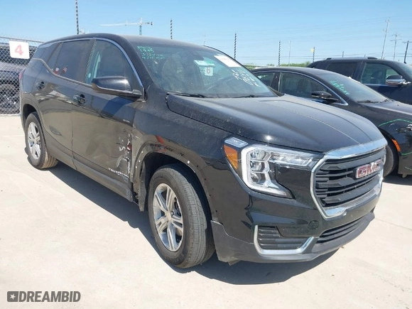 2024 GMC Terrain SLE with VIN 3GKALMEG7RL231927, listed as a IAAI auction lot 41996938 with 30,566 mi miles. Bid and sale history available at carsss.com. Image 1.