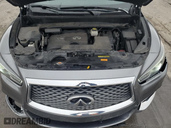 2019 Infiniti QX60 Luxe with VIN 5N1DL0MM9KC551532, listed as a Copart auction lot 48561095 with 116,183 mi miles and Salvage title. Bid and sale history available at DreamBid. Image 12.