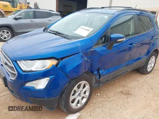 2019 Ford EcoSport SE with VIN MAJ3S2GEXKC308269, listed as a IAAI auction lot 41945806 with 42,506 mi miles and . Bid and sale history available at DreamBid. Image 6.
