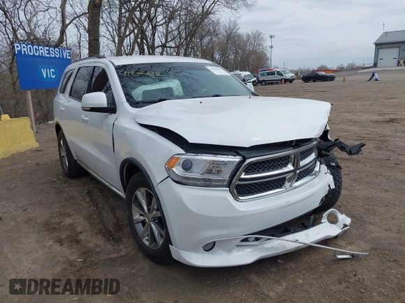 2015 Dodge Durango Limited with VIN 1C4RDHDG4FC714612, listed as a IAAI auction lot 41836382 with 169,516 mi miles and . Bid and sale history available at carsss.com. Image 1.