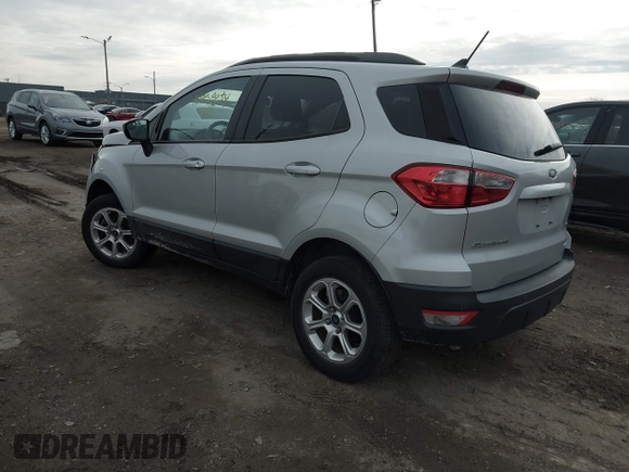 2018 Ford EcoSport SE with VIN MAJ6P1UL8JC190197, listed as a IAAI auction lot 40958854 with 17,584 mi miles. Bid and sale history available at carsss.com. Image 3.