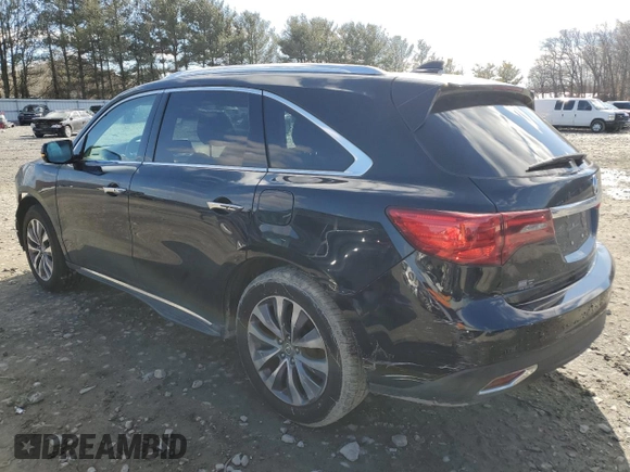 2014 Acura MDX Technology z VIN 5FRYD4H47EB008335, wystawiony jako Copart lot #45046295 z przebiegiem 130 684 mil mil oraz Szkoda całkowita • Salvage title. Historia ofert i sprzedaży dostępna na DreamBid. Obrazek 2.