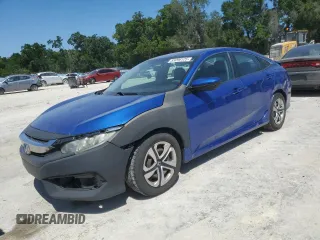2016 Honda Civic Sedan LX with VIN 2HGFC2F53GH552129, listed as a Copart auction lot 53296125 with 96,997 mi miles and Salvage Title. Bid and sale history available at carsss.com. Image 1.