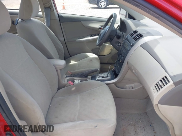 2010 Toyota Corolla with VIN 1NXBU4EE1AZ282003, listed as a IAAI auction lot 41948241 with Not Provided miles and . Bid and sale history available at carsss.com. Image 5.