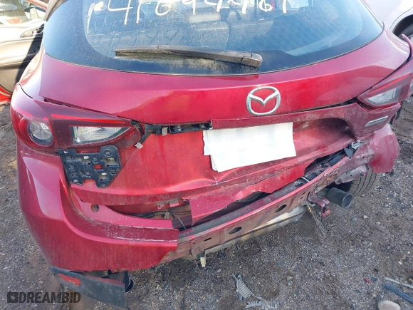 2016 Mazda Mazda3 i Grand Touring with VIN JM1BM1N73G1320541, listed as a IAAI auction lot 41694461 with 87,760 mi miles. Bid and sale history available at carsss.com. Image 6.