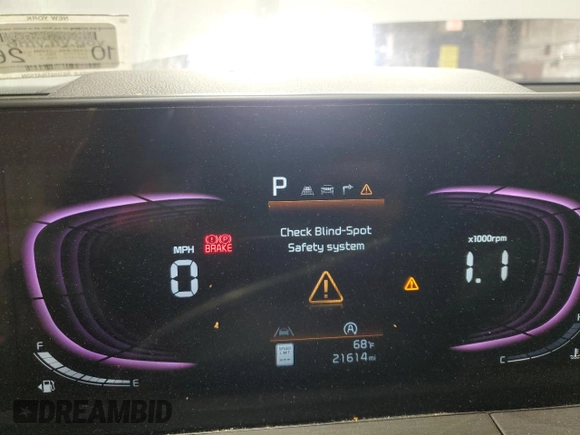 2024 Kia Telluride EX X-Line z VIN 5XYP3DGC3RG427452, wystawiony jako Copart lot #55381405 z przebiegiem 21 614 mil mil oraz Szkody całkowita. Historia ofert i sprzedaży dostępna na DreamBid. Obrazek 9.