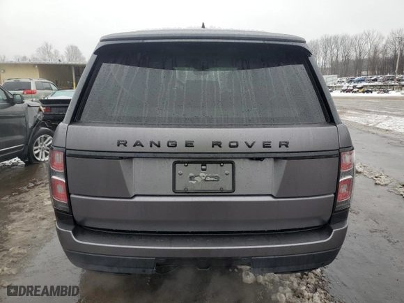 2021 Land Rover Range Rover with VIN SALGS5SE2MA423301, listed as a Copart auction lot 89069685 with 45,749 mi miles and Salvage Title. Bid and sale history available at carsss.com. Image 6.