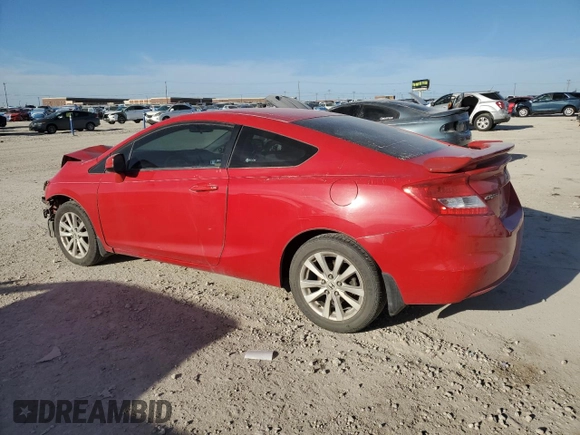 2012 Honda Civic Cpe EX with VIN 2HGFG3B88CH549280, listed as a Copart auction lot 48884105 with 126,324 mi miles and Salvage Title. Bid and sale history available at carsss.com. Image 2.