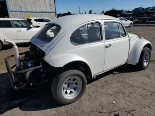 1969 Volkswagen Beetle with VIN 1190492991, listed as a Copart auction lot 46462205 with 18,726 mi miles and Clean Title. Bid and sale history available at DreamBid. Image 3.