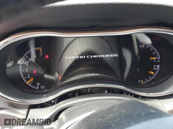 2017 Jeep Grand Cherokee Altitude с VIN 1C4RJFAG6HC749804, выставлен на аукционе Copart как лот 58869005 с пробегом 122 786 миль миль и Списание • Salvage title. История ставок и продаж доступна на DreamBid. Изображение 9.