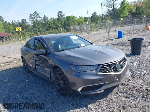 2019 Acura TLX w/A-Spec Pkg z VIN 19UUB2F62KA006920, wystawiony jako IAAI lot #42039137 z przebiegiem 102 780 mil mil oraz . Historia ofert i sprzedaży dostępna na DreamBid. Obrazek 1.