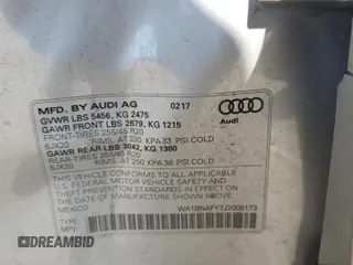 2018 Audi Q5 Premium Plus with VIN WA1BNAFY7J2008173, listed as a Copart auction lot 48298624 with 86,486 mi miles and Salvage Title. Bid and sale history available at carsss.com. Image 15.