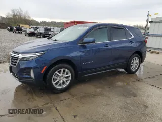 2023 Chevrolet Equinox LT z VIN 3GNAXKEG6PL107186, wystawiony jako Copart lot #52330405 z przebiegiem 26 774 mil mil oraz Szkoda całkowita • Salvage title. Historia ofert i sprzedaży dostępna na DreamBid. Obrazek 1.