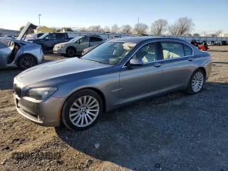 2012 BMW 7 Series 750Li with VIN WBAKB8C57CC964068, listed as a Copart auction lot 44764135 with 79,117 mi miles and Clean Title. Bid and sale history available at carsss.com. Image 1.