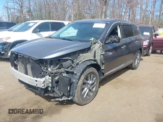 2015 Infiniti QX60 with VIN 5N1AL0MM9FC514957, listed as a IAAI auction lot 41714774 with 77,070 mi miles. Bid and sale history available at carsss.com. Image 2.