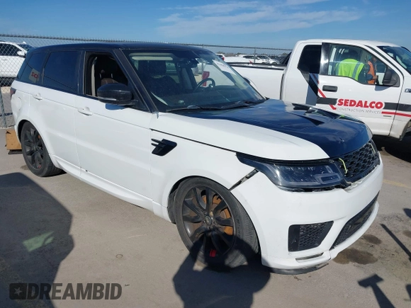 2015 Land Rover Range Rover Sport HSE with VIN SALWR2VF2FA520057, listed as a IAAI auction lot 41658926 with 1 mi miles. Bid and sale history available at carsss.com. Image 1.