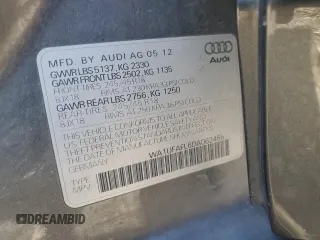 2013 Audi allroad Premium Plus with VIN WA1UFAFL6DA062455, listed as a Copart auction lot 76531944 with 101,005 mi miles and Salvage Title. Bid and sale history available at carsss.com. Image 12.