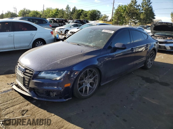 2014 Audi S7 Prestige with VIN WAUW2AFC2EN095373, listed as a Copart auction lot 60253834 with 104,657 mi miles and Clean Title. Bid and sale history available at carsss.com. Image 1.