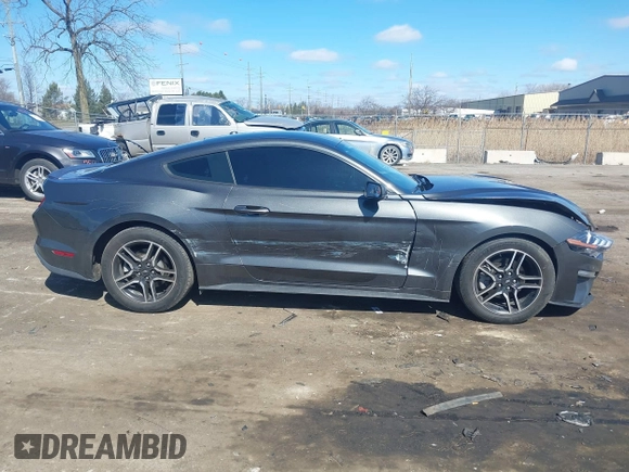 2020 Ford Mustang EcoBoost with VIN 1FA6P8TH4L5126297, listed as a IAAI auction lot 41867370 with 78,576 mi miles. Bid and sale history available at carsss.com. Image 13.