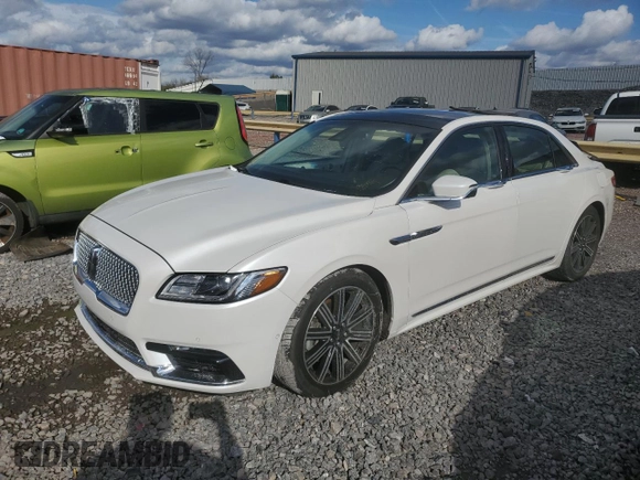 2017 Lincoln Continental Reserve with VIN 1LN6L9RP9H5609135, listed as a Copart auction lot 84870254 with 43,020 mi miles and Clean Title. Bid and sale history available at carsss.com. Image 1.