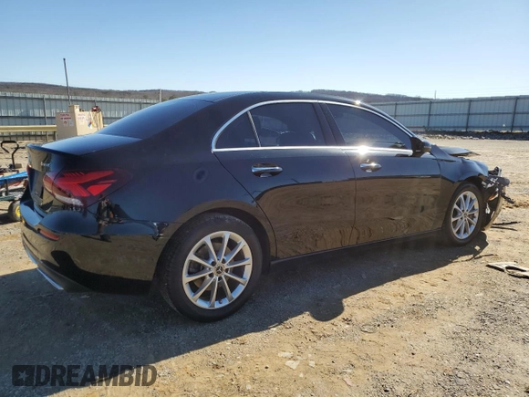 2020 Mercedes-Benz A 220 with VIN W1K3G4FBXLW044667, listed as a Copart auction lot 44079025 with 54,593 mi miles and Salvage Title. Bid and sale history available at DreamBid. Image 3.