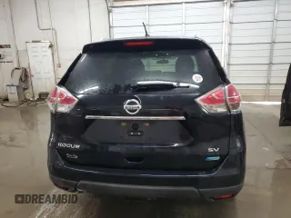 2014 Nissan Rogue SV with VIN 5N1AT2MT3EC838312, listed as a Copart auction lot 54681925 with 137,174 mi miles and Salvage Title. Bid and sale history available at DreamBid. Image 6.